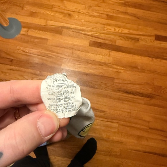 Vintage 90s Power Rangers Twin Sheets Set, Size Twin, Flat and Fitted Fabric - Picture 12 of 12